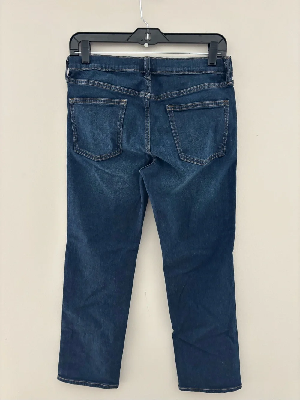Old Navy Boys Straight Built-In Flex Jeans Size 12 Plus Dark Wash Denim
